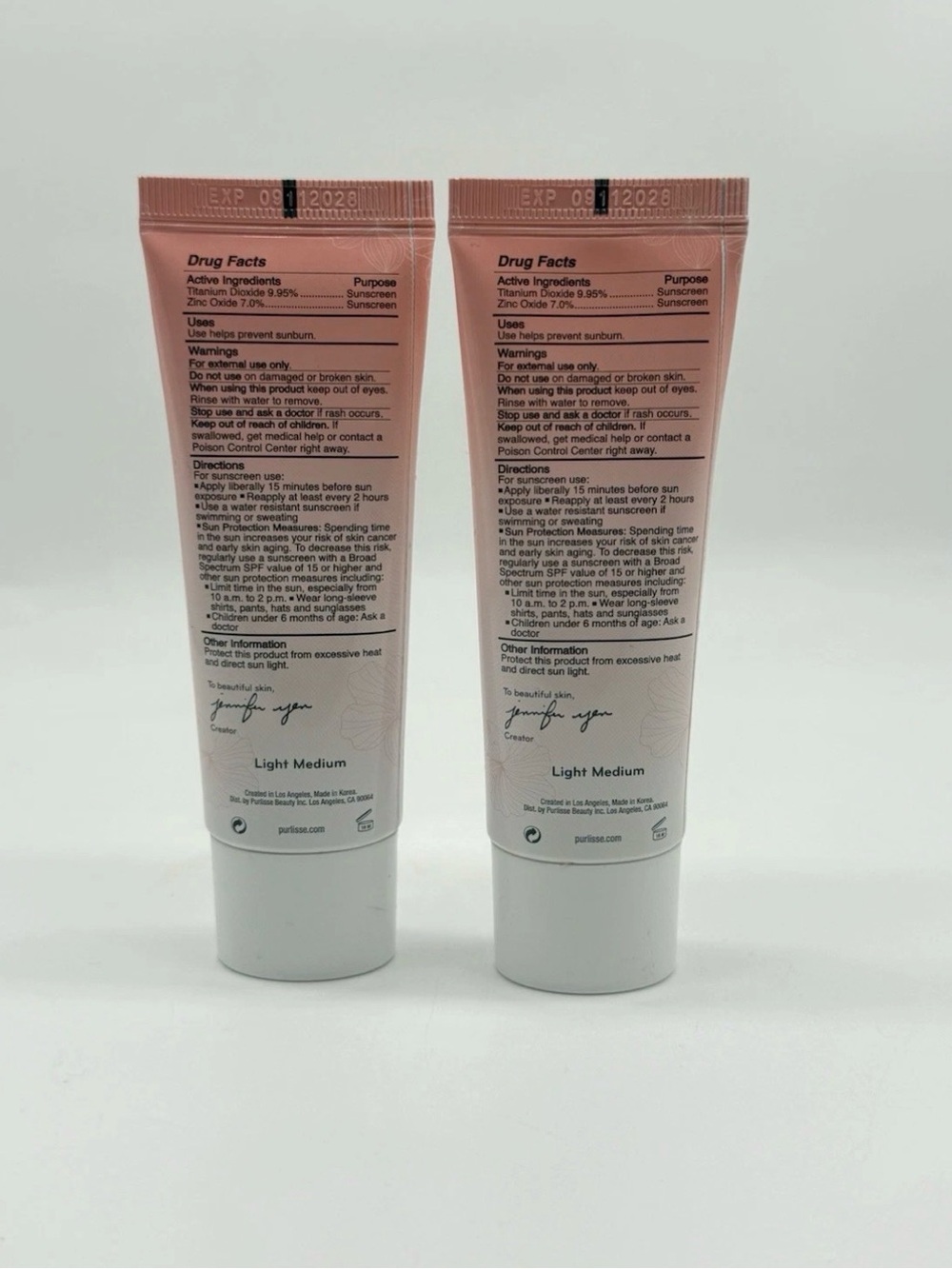Purlisse Ageless Glow Serum BB Cream SPF 40 Light Medium, 1.4 fl oz - 2 Pack - Picture 2 of 5